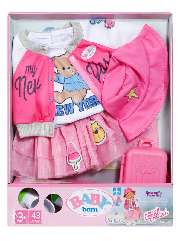 BABY BORN nukuriided ja aksessuaarid Deluxe Travel, 43 cm