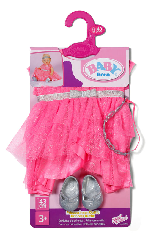 BABY BORN riietekomplekt printsessi kleidiga, 43 cm