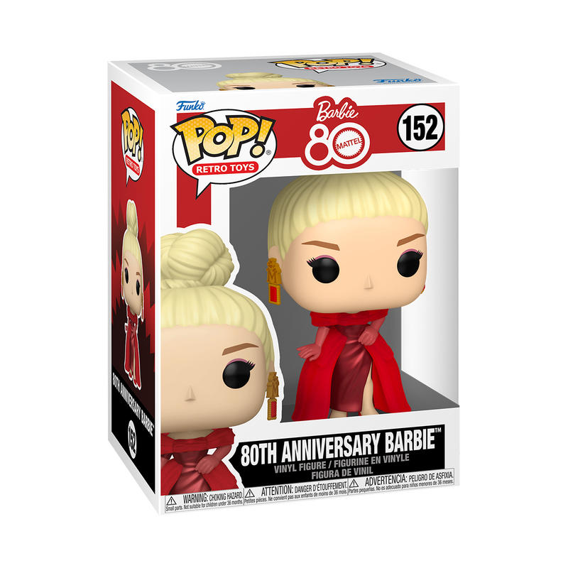FUNKO POP! Vinyl Figuur: Mattel - 80th Anniversary Barbie