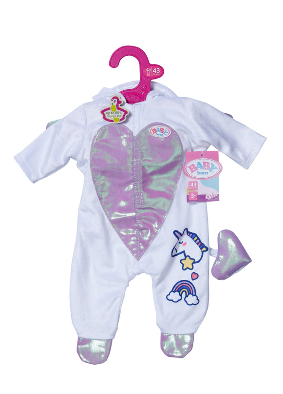 BABY BORN Ükssarviku kostüüm Onesie, 43 cm