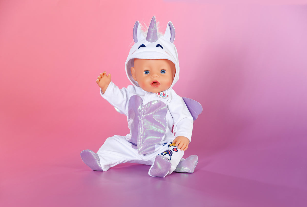 BABY BORN Ükssarviku kostüüm Onesie, 43 cm