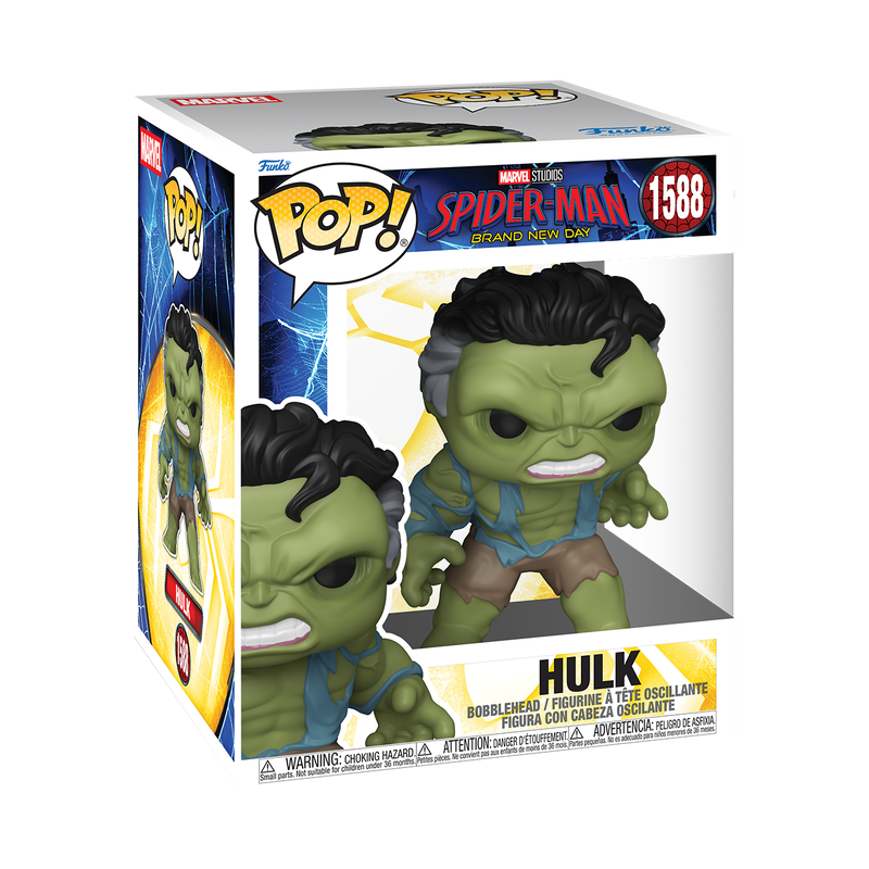 FUNKO POP! Super Vinyl figuur: Spider-Man - Hulk (Brand New Day)