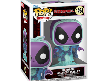 FUNKO POP! Vinyl figuur: Marvel - Deadpool as Jacob Marley