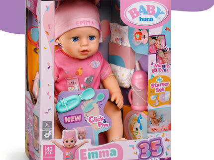 BABY BORN nukk Emma Click and Play, 43cm