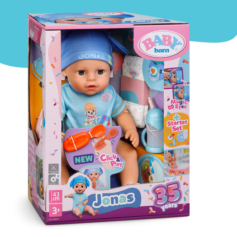 BABY BORN nukk Jonas Click and Play, 43cm