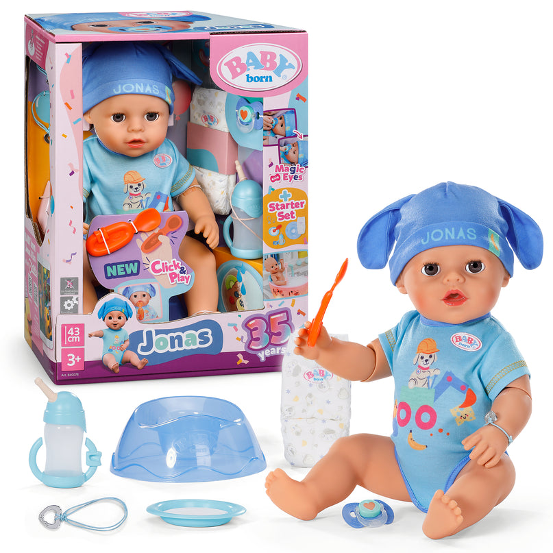 BABY BORN nukk Jonas Click and Play, 43cm