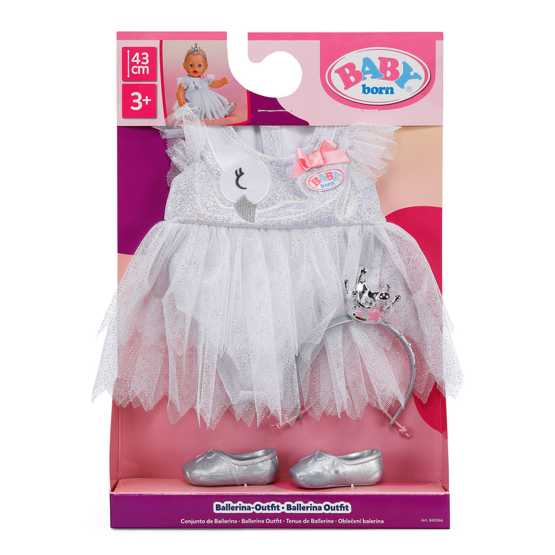 BABY BORN Baleriini kledi komplekt 43cm