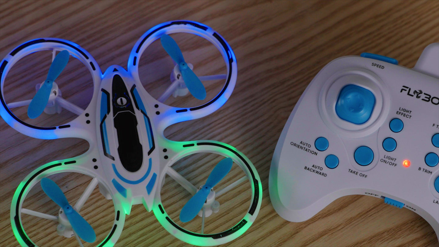 FLYBOTIC raadioteel juhitav droon Neon Stunt