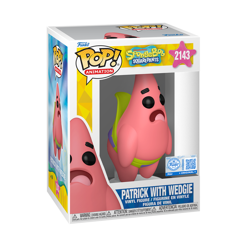 FUNKO POP! Vinyl figuur: SpongeBob SquarePants - Patrick with wedgie