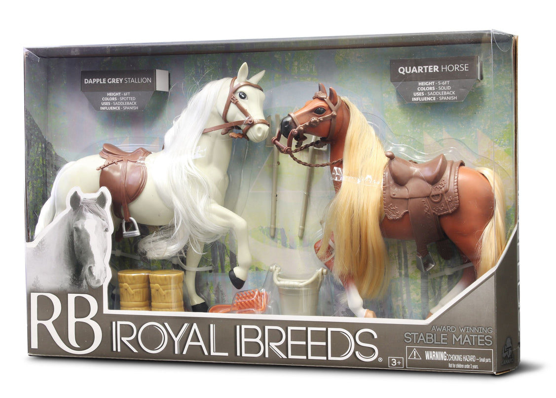 ROYAL BREEDS Mängukomplekt Hobused 2 tk