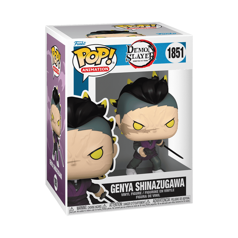 FUNKO POP! Vinüülfiguur: Demon Slayer – Genya Shinazugawa (Deemon)