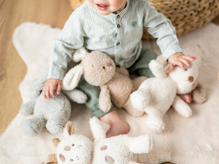 NATTOU Teddy pehme kaisukas kaelkirjak, 24 cm