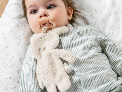 NATTOU Teddy pehme lutihoidja jänku, ekruu