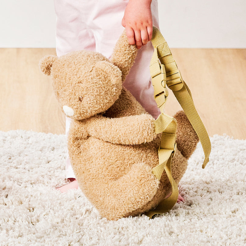 NATTOU Teddy pehme seljakott karu