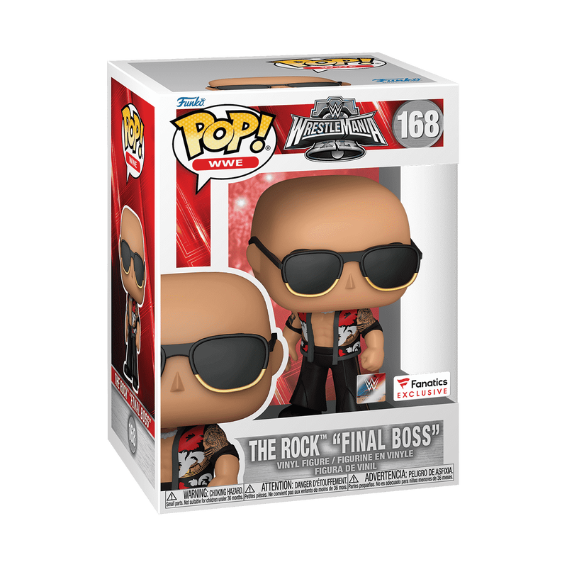 FUNKO POP! Vinyl figuur: WWE - The Rock (Final Boss)