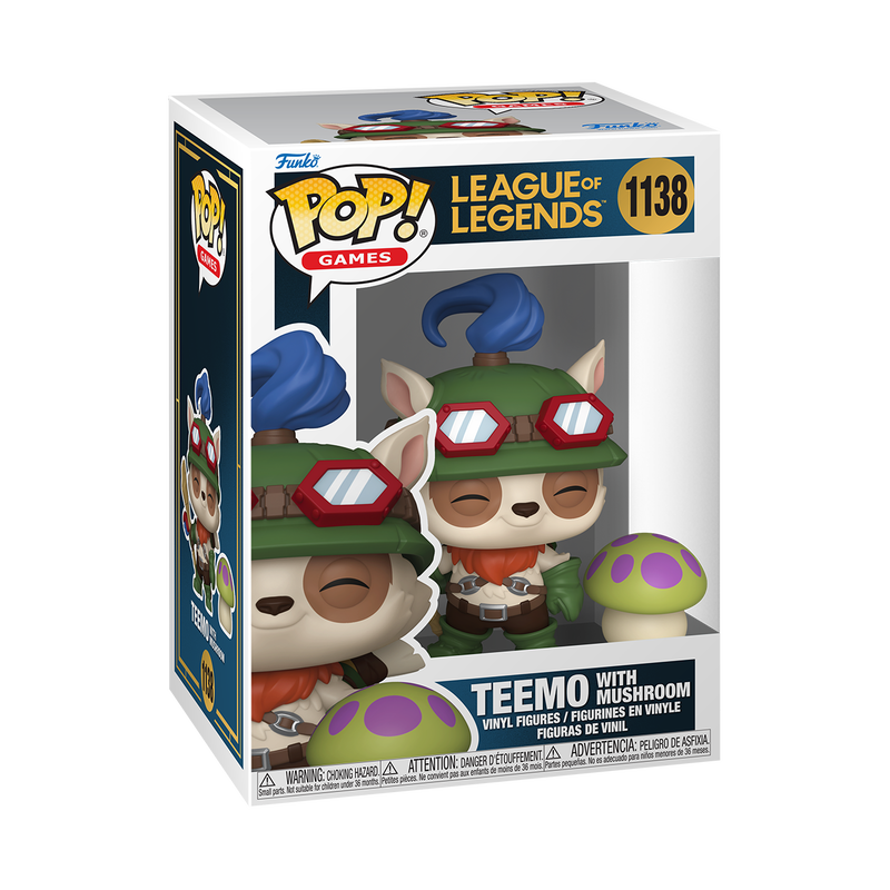 FUNKO POP! Vinyl figuur: League of Legends - Teemo with Mushroom