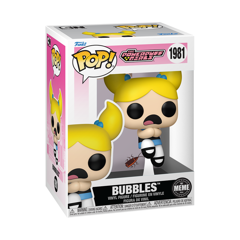 FUNKO POP! Vinyl figuur: The Powerpuff Girls - Bubbles (Bug Meme)