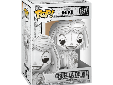 FUNKO POP! Vinyl figuur: Disney: 101 Dalmatians - Cruella de Vil (Sketched Deco)