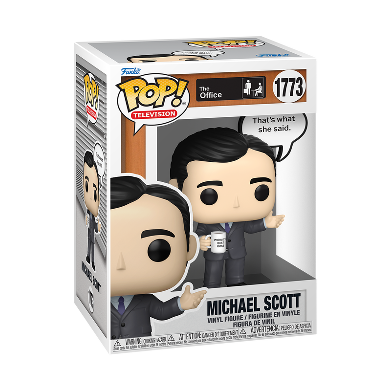 FUNKO POP! Vinyl figuur: The Office - Michael Scott (That´s what she said) (Sayings)