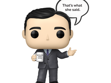 FUNKO POP! Vinyl figuur: The Office - Michael Scott (That´s what she said) (Sayings)
