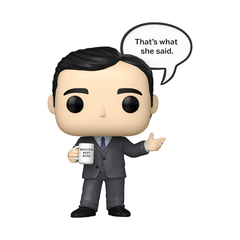 FUNKO POP! Vinyl figuur: The Office - Michael Scott (That´s what she said) (Sayings)