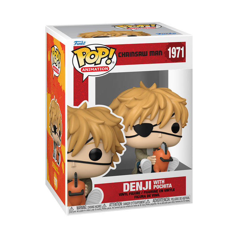 FUNKO POP! Vinyl Figuur: Chainsaw Man - Denji & Pochita
