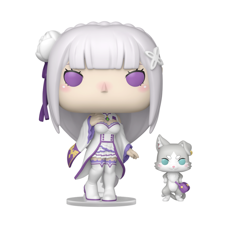 FUNKO POP! Vinyl figuur: Re:ZERO - Emilia with Puck
