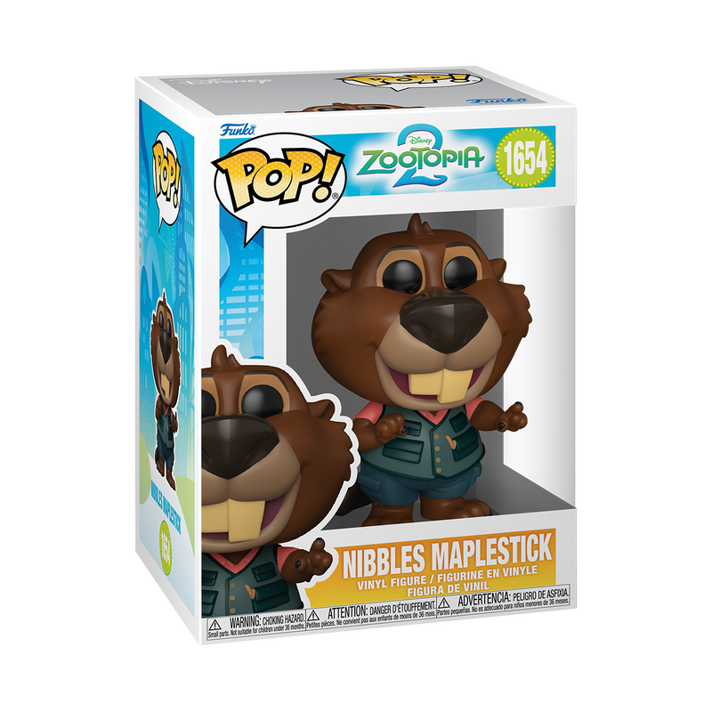 FUNKO POP! Vinyl figuur: Disney: Zootropolis 2 - Nibbles Maplestick