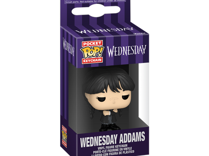 FUNKO POP! Võtmehoidja: Wednesday Addams (Black Coat)