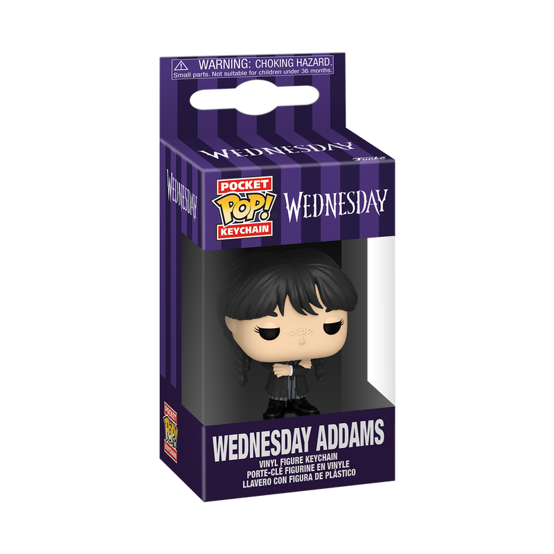 FUNKO POP! Võtmehoidja: Wednesday Addams (Black Coat)