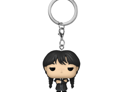FUNKO POP! Võtmehoidja: Wednesday Addams (Black Coat)