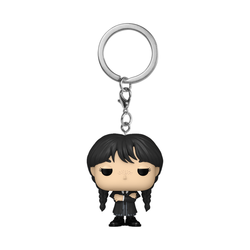 FUNKO POP! Võtmehoidja: Wednesday Addams (Black Coat)