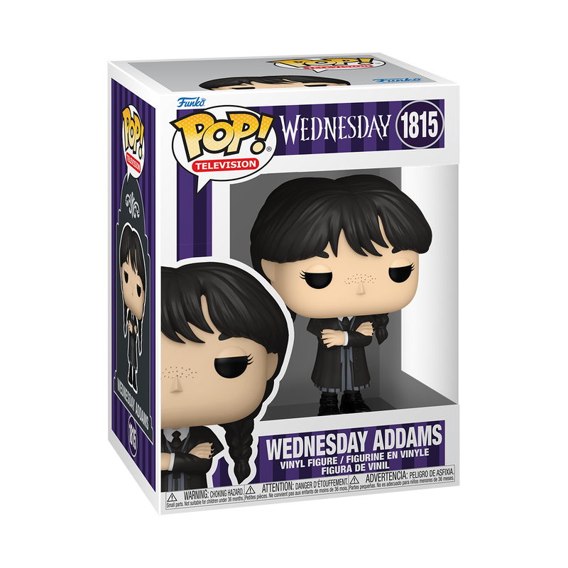 FUNKO POP! Vinyl figuur: Wednesday - Wednesday Addams (Black Coat)