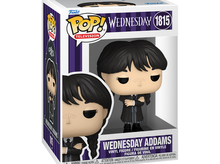 FUNKO POP! Vinyl figuur: Wednesday - Wednesday Addams (Black Coat)