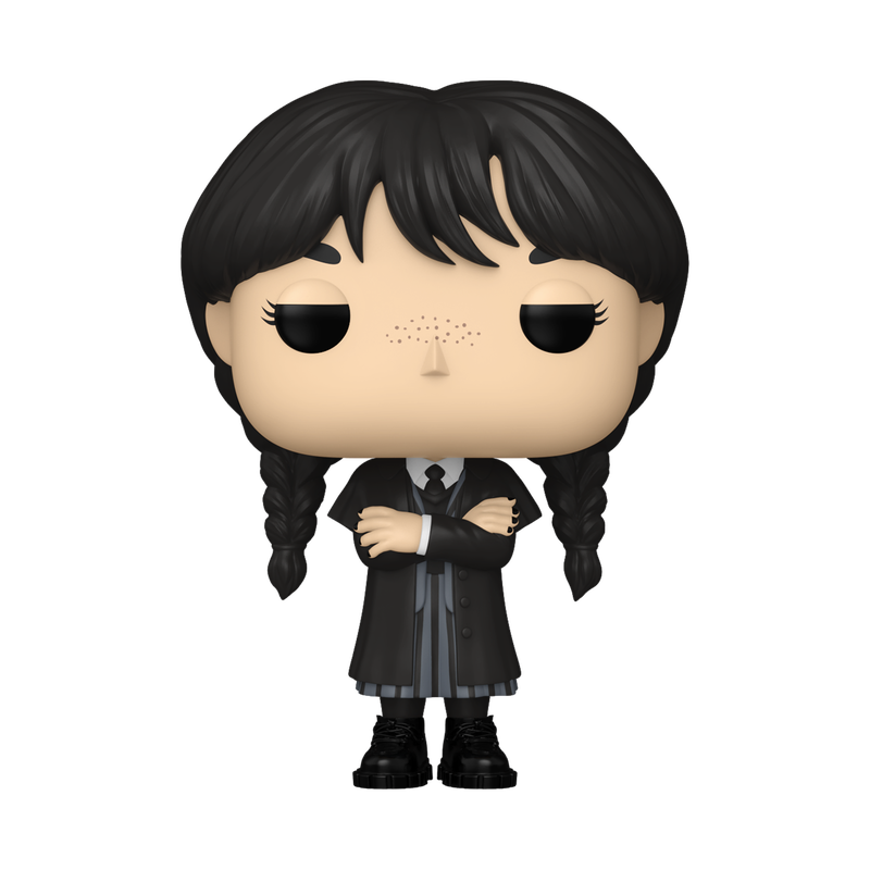 FUNKO POP! Vinyl figuur: Wednesday - Wednesday Addams (Black Coat)