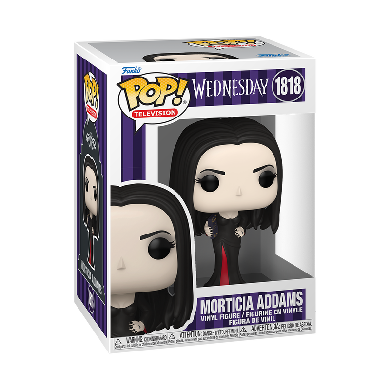 FUNKO POP! Vinyl figuur: Wednesday - Morticia Addams with Book of Shadows