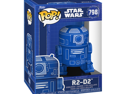 FUNKO POP! Vinyl figuur: Star Wars - R2-D2 (Blueprint Deco)