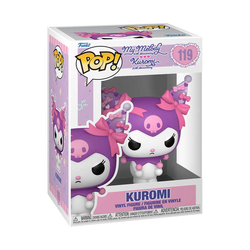 FUNKO POP! Vinyl figuur: Sanrio: Hello Kitty - Kuromi (Grumpy) (20th Anniversary)