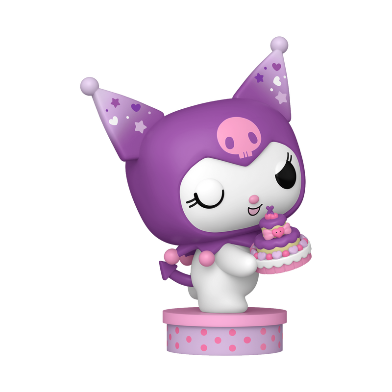 FUNKO POP! Vinyl figuur: Sanrio - Kuromi with Cake (20th Anniversary)
