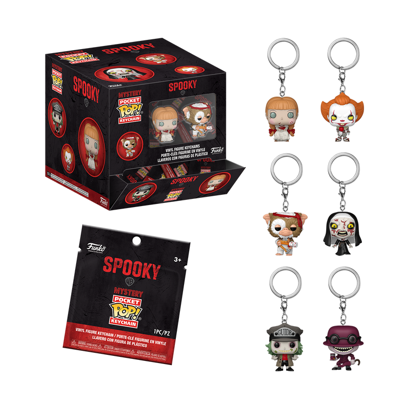 FUNKO POP! Müsteerium võtmehoidja: Horror - 12pc PDQ