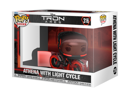 FUNKO Rides: Tron: Ares - Athena with Light Cycle