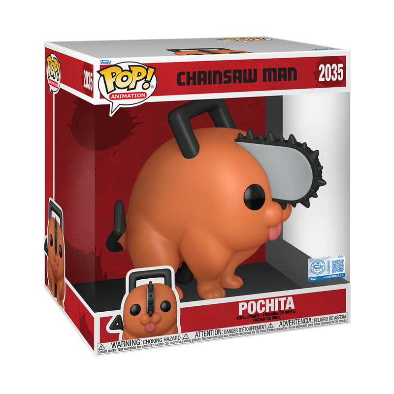 FUNKO POP! Jumbo Vinyl figuur: Chainsaw Man - Pochita