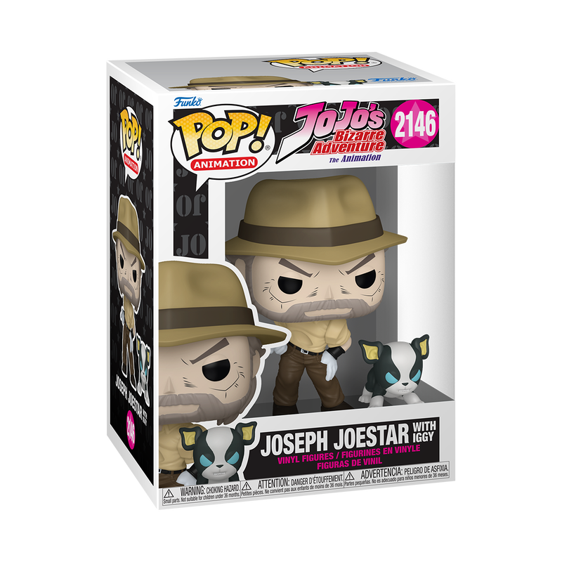 FUNKO POP! Vinyl figuur: JoJo´s Bizarre Adventure - Joseph Joestar & Iggy