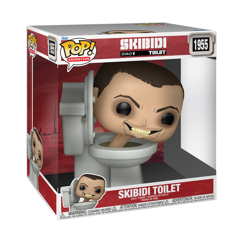 FUNKO POP! Jumbo vinüülfiguur: Skibidi tualettruum