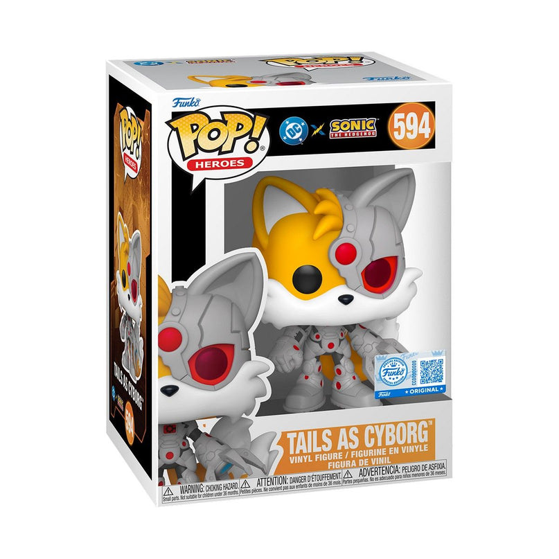 FUNKO POP! Vinyl figuur: DC / Sonic - Tails / Cyborg