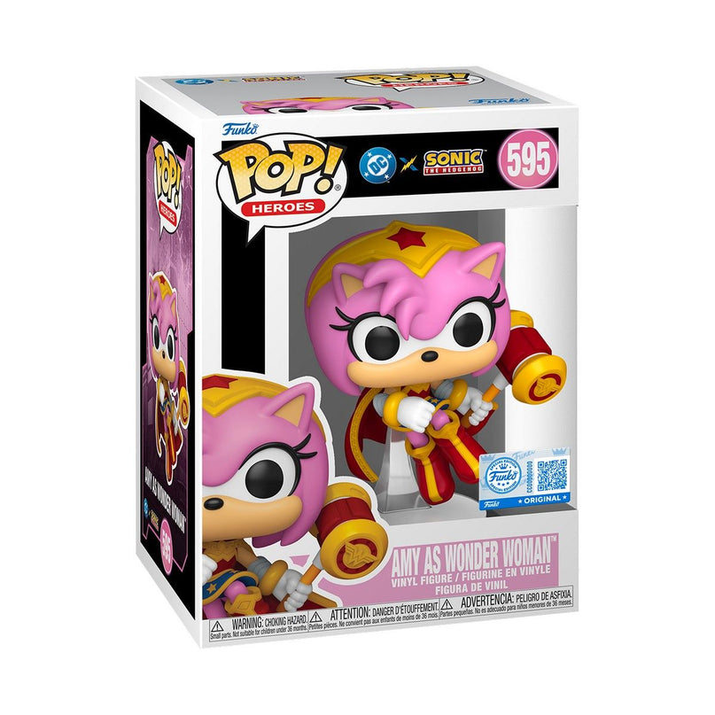 FUNKO POP! Vinyl figuur: DC / Sonic - Amy Rose / Wonder Woman