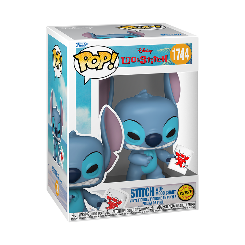 FUNKO POP! Vinyl figuur: Disney: Lilo & Stitch - Stitch with Mood Chart (w/ Chase)