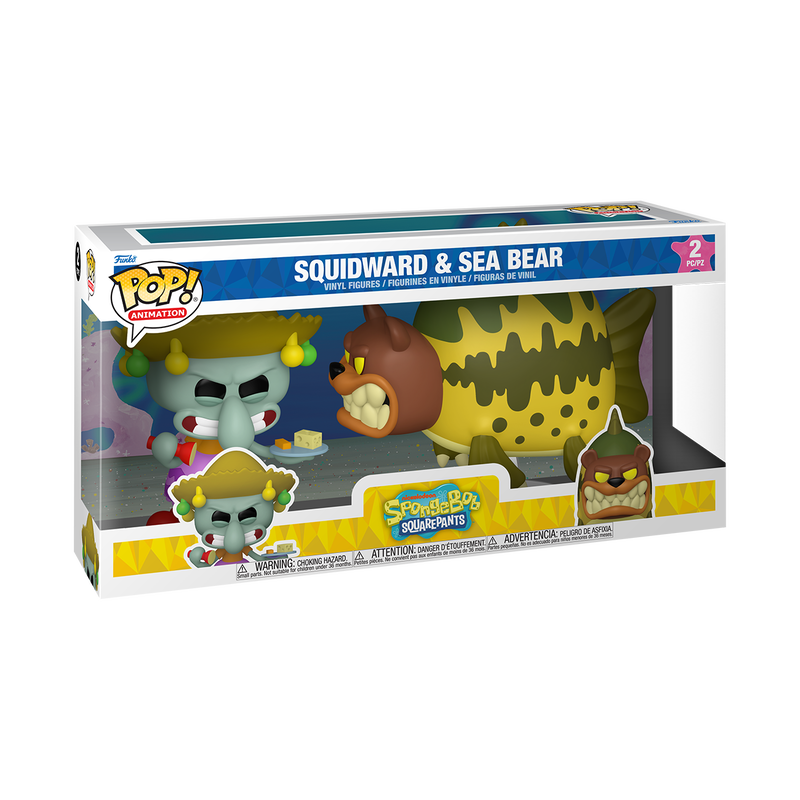 FUNKO POP! SpongeBob - Squidward & Sea Bear 2PK