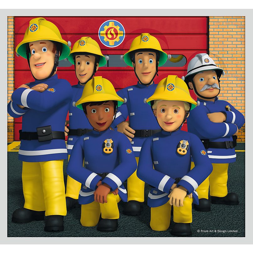 TREFL FIREMAN SAM Pusle komplekt, 10 tk, Tuletõrjuja Sam