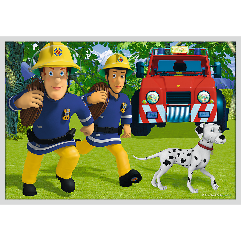 TREFL FIREMAN SAM Pusle komplekt, 10 tk, Tuletõrjuja Sam